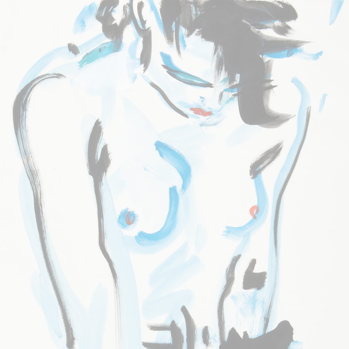 the blue mistress   60-80 cm.